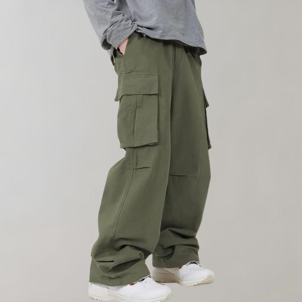 Cargo Pants | Loose Fit | Wide Leg | Baggy Pants | Men's Pants -Fashion Men Pants Cargo All-year-Chaps of London-Chaps of London