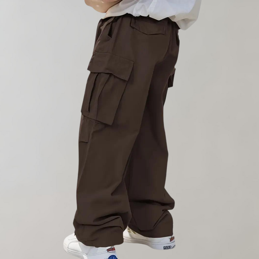 Cargo Pants | Loose Fit | Wide Leg | Baggy Pants | Men's Pants -Fashion Men Pants Cargo All-year-Chaps of London-Coffee-S-Chaps of London