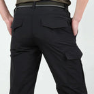 Cargo Pants | Pockets | Straight Leg | Leisure Pants | Men's Trousers-Chaps of London-Black-S-Chaps of London