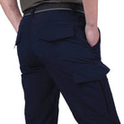 Cargo Pants | Pockets | Straight Leg | Leisure Pants | Men's Trousers-Chaps of London-Navy Blue-S-Chaps of London