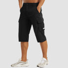 Cargo Pants - Quick Dry - Capri Pants - Cargo Shorts - Men's Pants-Chaps of London-Black-30-Chaps of London