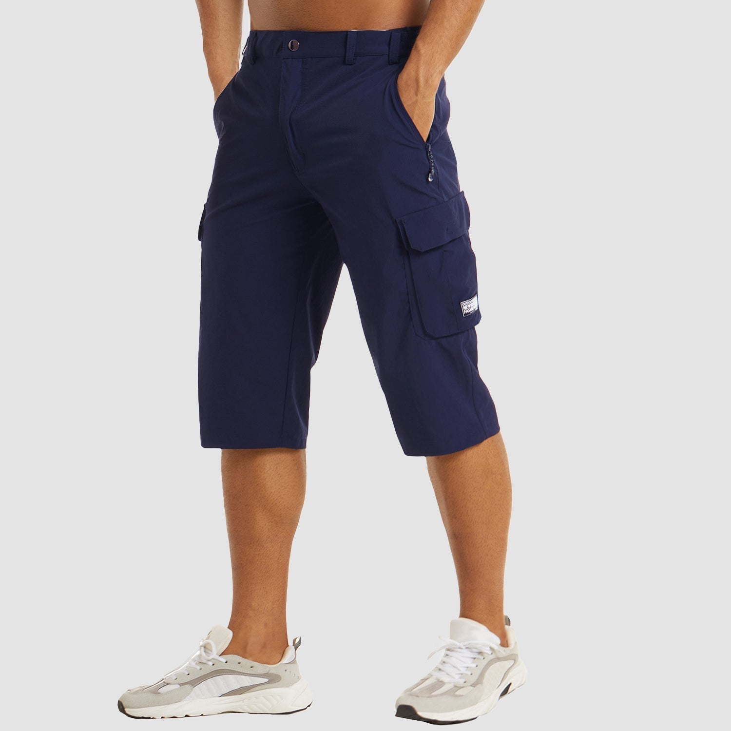 Cargo Pants - Quick Dry - Capri Pants - Cargo Shorts - Men's Pants-Chaps of London-Dark Blue-30-Chaps of London