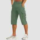 Cargo Pants - Quick Dry - Capri Pants - Cargo Shorts - Men's Pants-Chaps of London-Green-30-Chaps of London