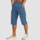 Cargo Pants - Quick Dry - Capri Pants - Cargo Shorts - Men's Pants-Chaps of London-Light Blue-30-Chaps of London