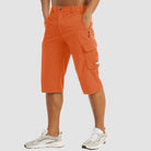 Cargo Pants - Quick Dry - Capri Pants - Cargo Shorts - Men's Pants-Chaps of London-Orange-30-Chaps of London