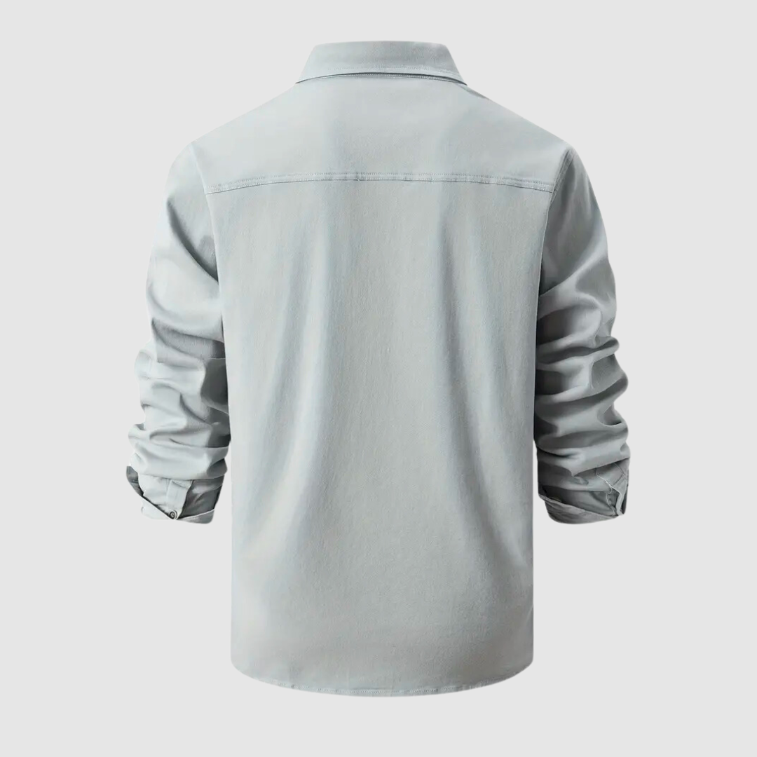 Cargo Shirt - Slim Fit - Long Sleeve - Button-Up Shirt - Men's Shirts-Chaps of London-Chaps of London