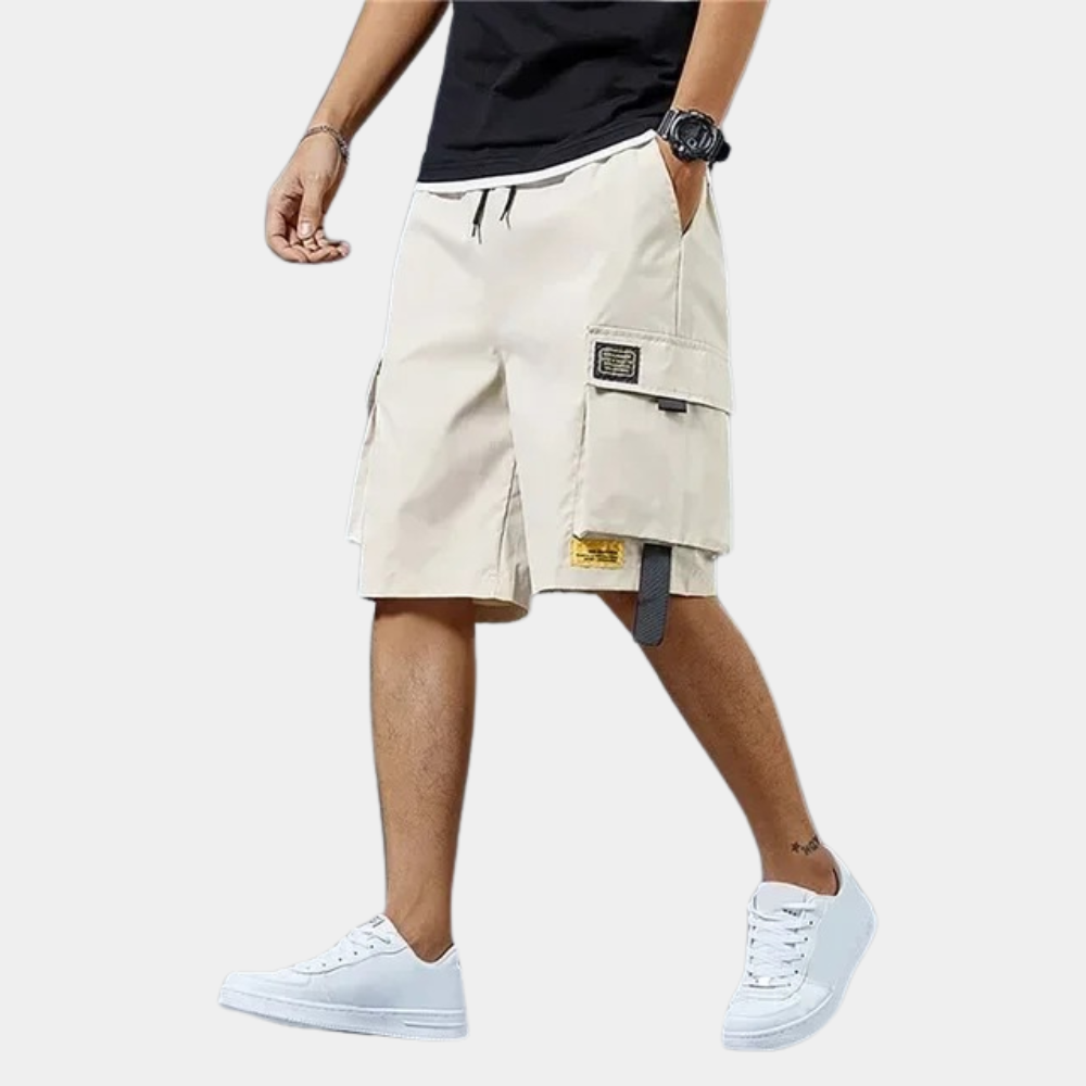 Cargo Shorts - Drawstring - Loose Fit - Men's Shorts-Chaps of London-Chaps of London