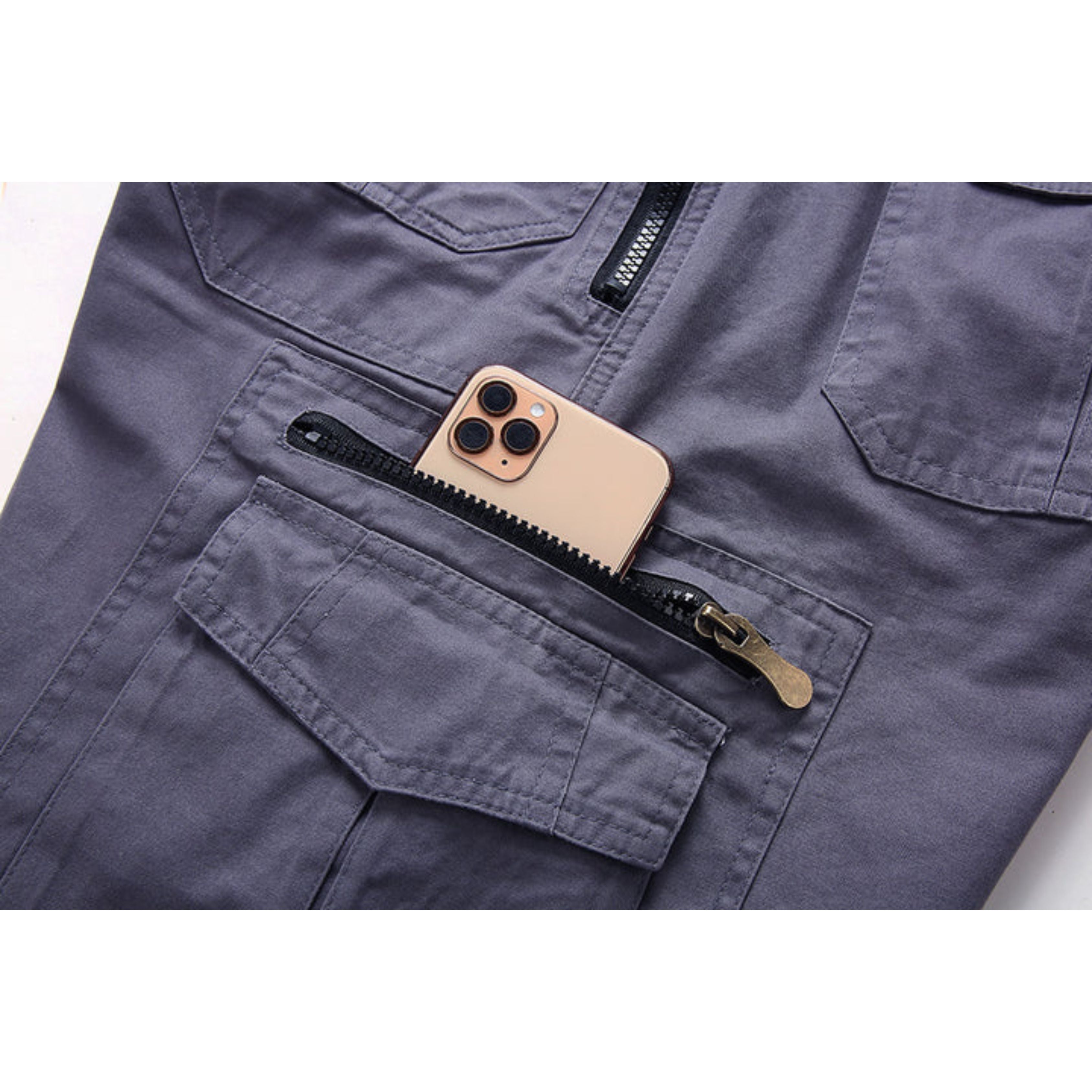 Cargo Shorts | Leisure | Pockets | Long Shorts | Men's Capri Pants-Men's Capri Pants-Chaps of London-Chaps of London