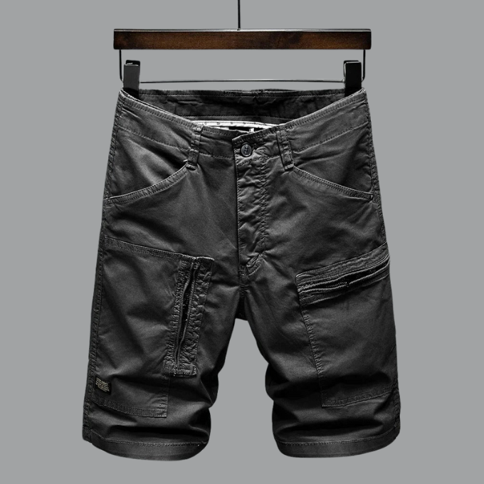 Cargo Shorts | Stretch | Loose Fit | Long Shorts | Shorts for Men-Cargo Shorts-Chaps of London-Chaps of London