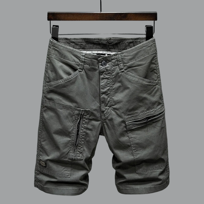 Cargo Shorts | Stretch | Loose Fit | Long Shorts | Shorts for Men-Cargo Shorts-Chaps of London-Chaps of London