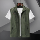 Cargo Vest | Lightweight | Sleeveless | Outdoor Vest | Men's Vest-Jassen_M-Chaps of London-Green-M-Chaps of London