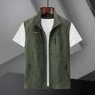 Cargo Vest - Men's Outdoor Tactical Vest Bodywarmer for Summer-Chaps of London-Army Green-M-Chaps of London