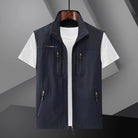 Cargo Vest - Men's Outdoor Tactical Vest Bodywarmer for Summer-Chaps of London-Dark Blue-M-Chaps of London