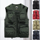 Cargo Vest - Tactical - Zip-Up - Work Vest - Mens Gilet-Men's Cargo Vest-Chaps of London-Chaps of London