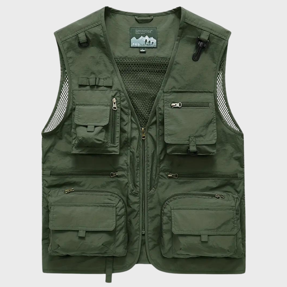 Cargo Vest | Zip-Up | Pockets | Cargo Gilet | Men's Gilet-Chaps of London-Chaps of London