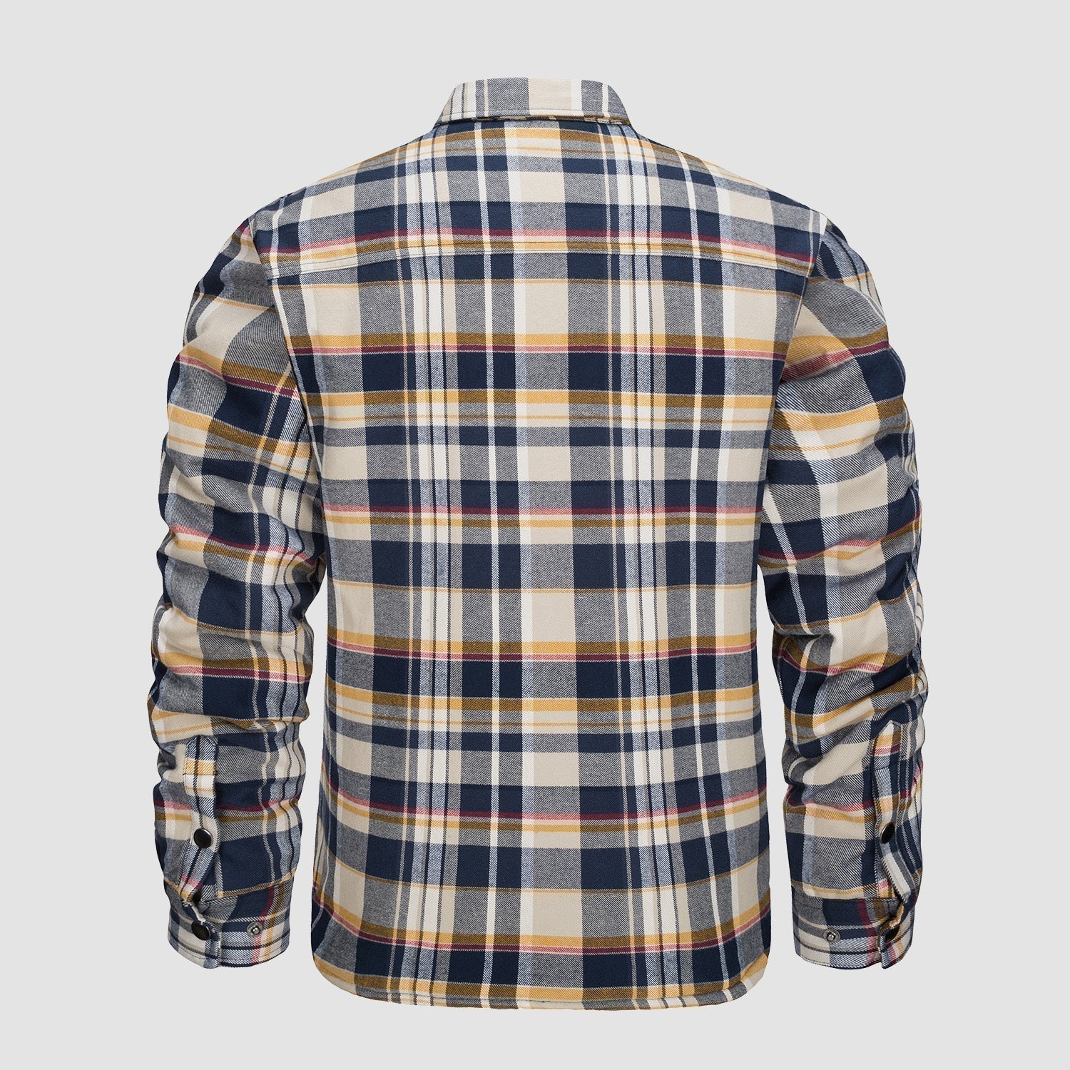 Checkered Jacket | Button-Up | Quilted Liner | Plaid Jacket | Men's Clothing -Chaps of London-Chaps of London