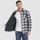 Checkered Jacket | Button-Up | Quilted Liner | Plaid Jacket | Men's Clothing -Chaps of London-Chaps of London