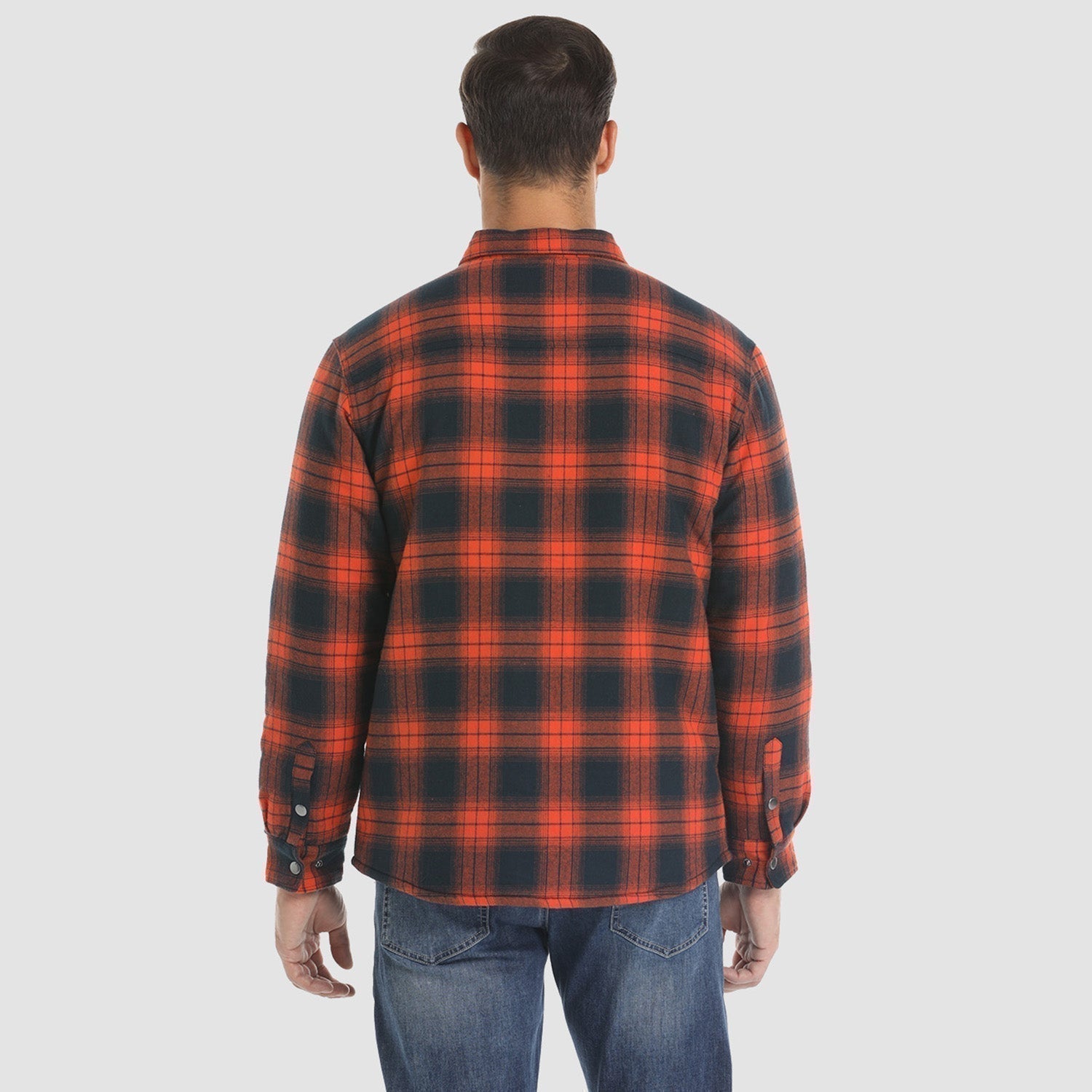 Checkered Jacket | Button-Up | Quilted Liner | Plaid Jacket | Men's Clothing -Chaps of London-Chaps of London