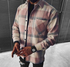 Checkered Shirt - Buttoned - Chest Pocket - Overshirt - Men's Shirt Jacket-T-shirts-Chaps of London-Chaps of London