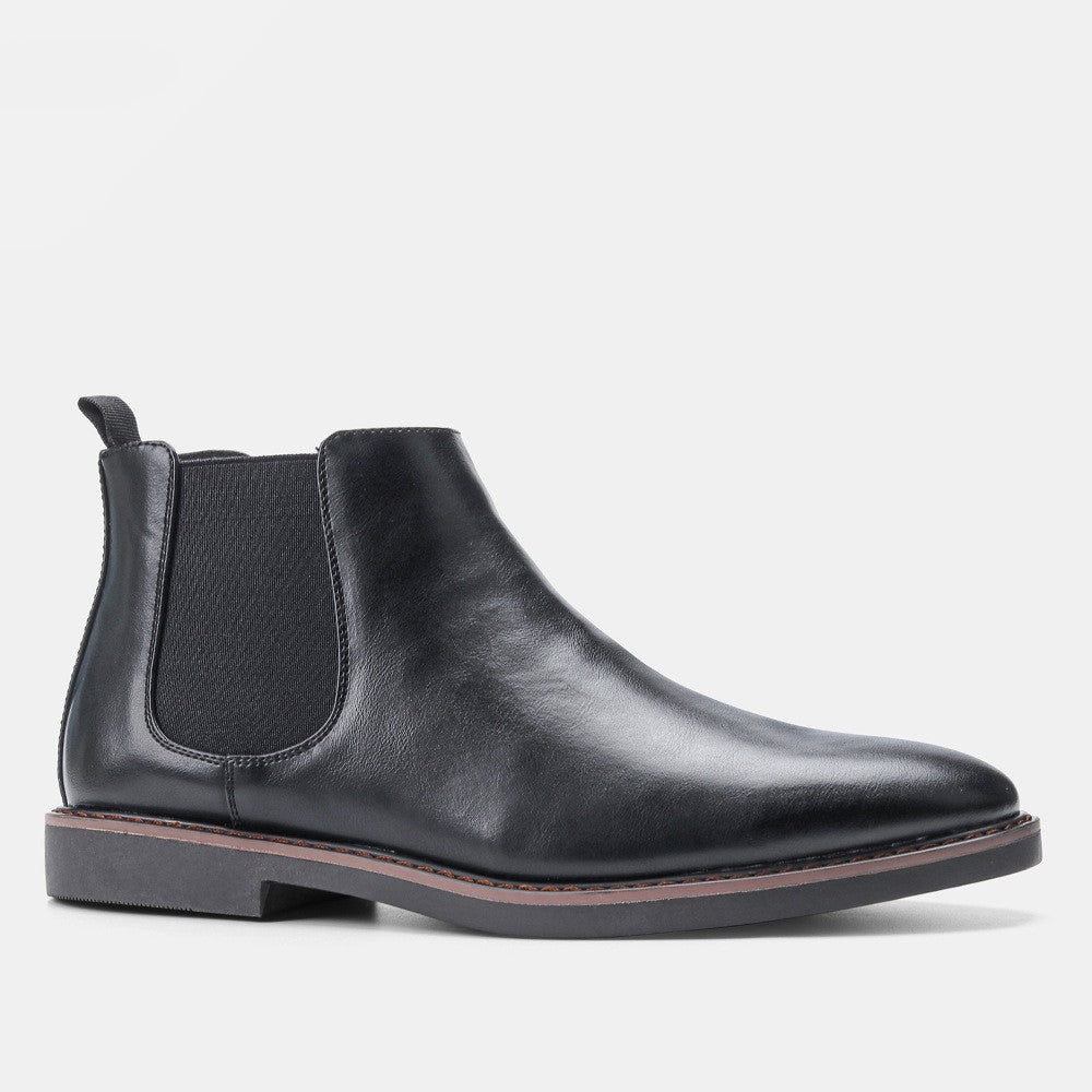 Chelsea Boots | Ankle | Slip-On | Leather Boots | Men's Boots-Chaps of London-Black-40-Chaps of London