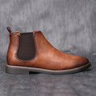 Chelsea Boots | Ankle | Slip-On | Leather Boots | Men's Boots-Chaps of London-Brown-40-Chaps of London