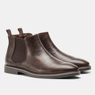 Chelsea Boots | Slip-On | Ankle | Leather Boots | Men's Boots-Chaps of London-Dark Brown-40-Chaps of London