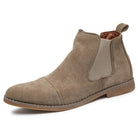 Chelsea Boots | Slip-On | Ankle | Suede Boots | Men's Boots-Men's Shoes-Chaps of London-Beige-37-Chaps of London