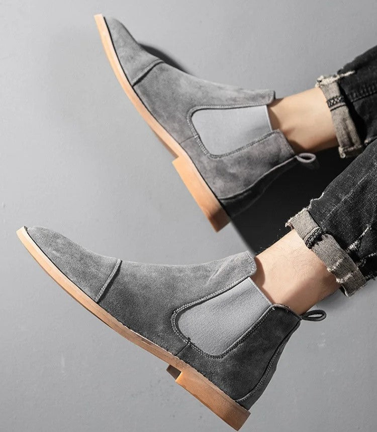 Chelsea Boots | Slip-On | Ankle | Suede Boots | Men's Boots-Men's Shoes-Chaps of London-Chaps of London