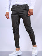 Chinos | Slim Fit | Stretch | Chino Pants | Men's Skinny Chinos-Men’s Chinos-Chaps of London-Dark Gray-XS-Chaps of London