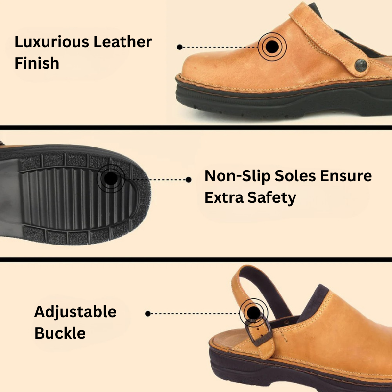Clogs - Men's Orthopedic Platform Slip-On Mule Shoes-Sandalen man-Chaps of London-Chaps of London