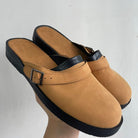 Clogs - Men's Retro Slip-On Mule Shoes Clogs-Chaps of London-Brown-38-Chaps of London