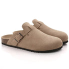 Clogs | Slip-On | Orthopedic | Suede Clogs | Men's Shoes-Loafers-Chaps of London-Beige-35-Chaps of London