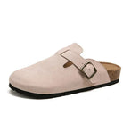 Clogs - Slip-On - Suede - Mule Shoes - Men's Shoes-Sandalen-Chaps of London-Pink Brown-36-Chaps of London