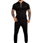Co-Ord Set - Short Sleeve - Quarter Zip - Two-Piece Set - Men's Clothing-Chaps of London-Chaps of London