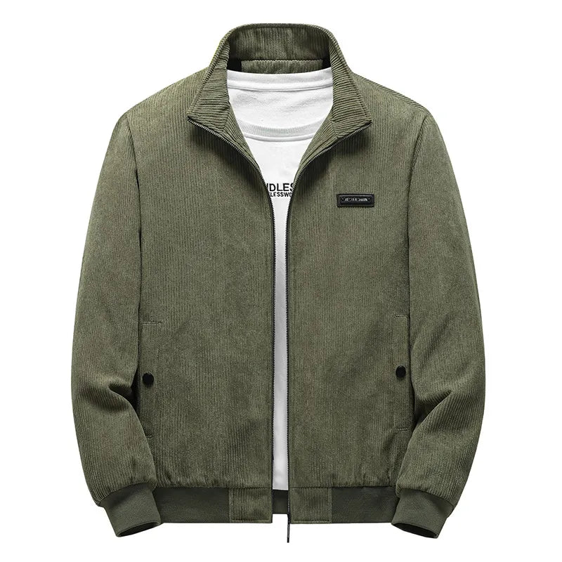 Corduroy Jacket - Men's Fleece Sherpa Lined Winter Jacket-Winterjacken-Chaps of London-Chaps of London