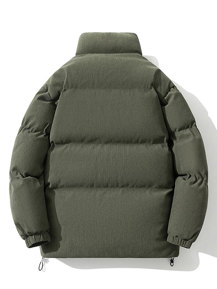 Corduroy Jacket - Warm - Padded - Puffer Jacket - Men's Winter Jacket-Men Jackets-Chaps of London-Chaps of London