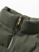 Corduroy Jacket - Warm - Padded - Puffer Jacket - Men's Winter Jacket-Men Jackets-Chaps of London-Chaps of London