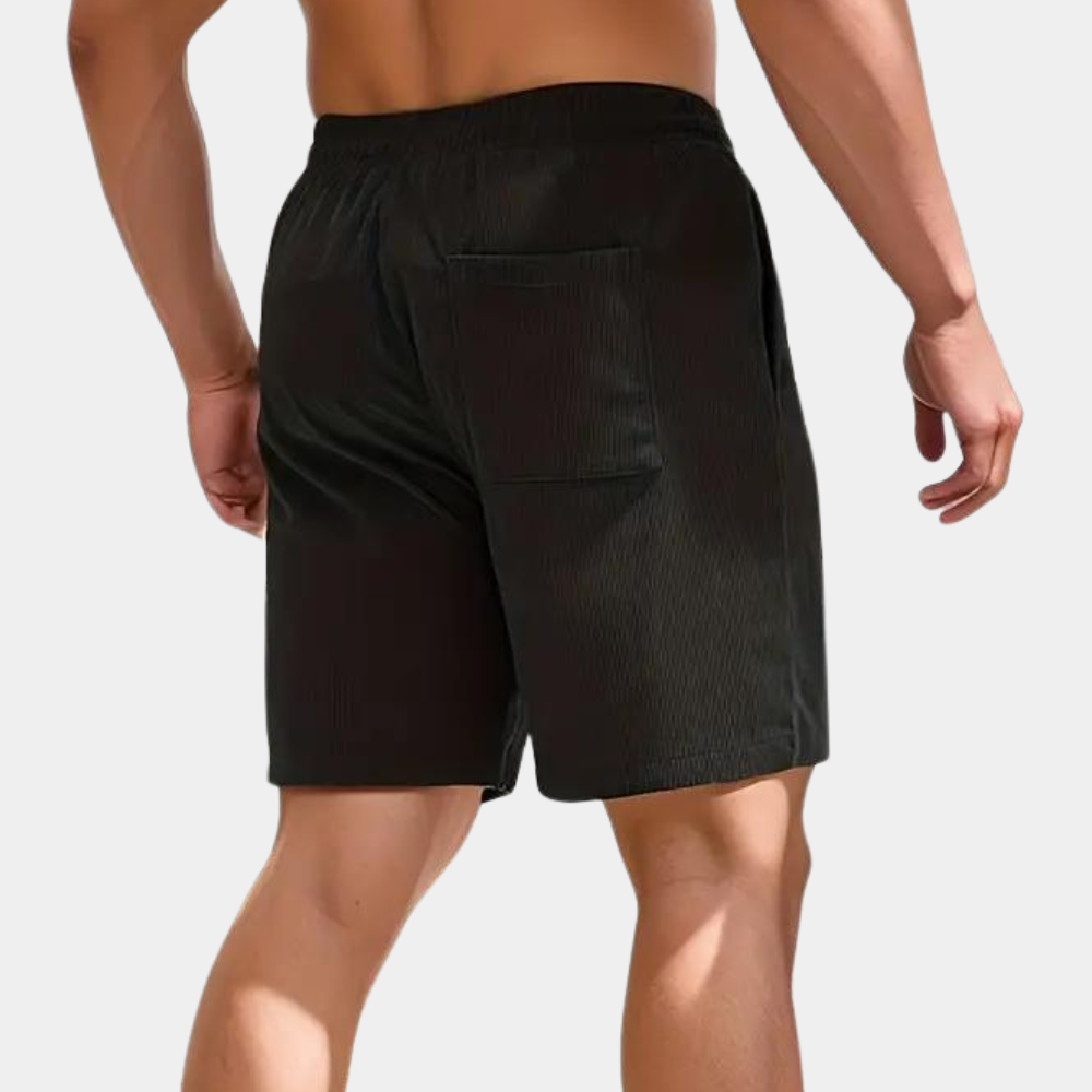 Corduroy Shorts | Elastic Waist | Leisure | Cord Shorts | Men's Shorts-Chaps of London-Chaps of London