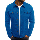 Denim Jacket - Slim Fit - Button-Up - Jean Jacket - Men's Jacket-Stylish Jacket-Chaps of London-Chaps of London
