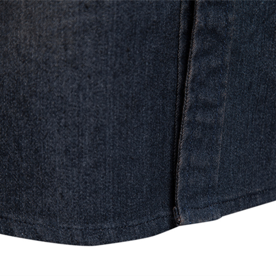 Denim Shirt | Button-Up | Collared | Long Sleeve Shirt | Men's Shirt-Chaps of London-Chaps of London