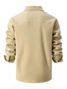 Denim Shirt - Men's Long Sleeve Button-Up Shirt with Breast Pockets-Chaps of London-Chaps of London