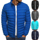 Down Jacket - Lightweight - Zip Up - Autumn Jacket - Men's Jackets-Chaps of London-Blue-S-Chaps of London