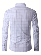 Dress Shirt | Long Sleeve | Slim Fit | Oxford Shirt | Men's Button-Up Shirt-Men Shirts-Chaps of London-Chaps of London