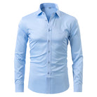 Dress Shirt - Long Sleeve - Stretchy - Non Iron Shirt - Men's Shirt-Chaps of London-Chaps of London