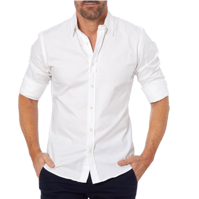Dress Shirt | Zip-Up Shirt | Long Sleeve | Button-Up Shirt | Men's Shirts-Chaps of London-White-XS-Chaps of London
