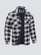 Flannel Jacket - Plaid - Button-Up - Quilted Liner Jacket - Men's Winter Jacket-Jackets-Chaps of London-Chaps of London