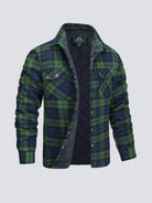 Flannel Jacket - Plaid - Button-Up - Quilted Liner Jacket - Men's Winter Jacket-Jackets-Chaps of London-Chaps of London