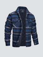 Flannel Jacket - Plaid - Button-Up - Quilted Liner Jacket - Men's Winter Jacket-Jackets-Chaps of London-Chaps of London