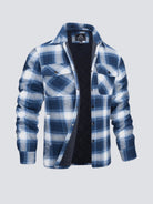 Flannel Jacket - Plaid - Button-Up - Quilted Liner Jacket - Men's Winter Jacket-Jackets-Chaps of London-Chaps of London