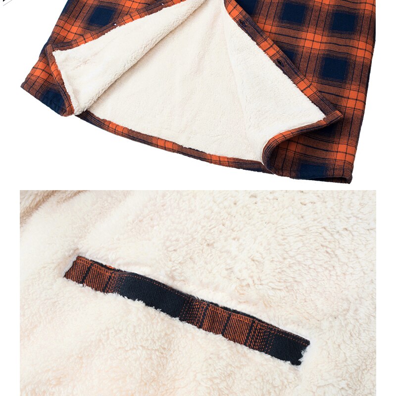 Flannel Shirt - Fleece Lined - Overshirt - Plaid Shirt - Men's Clothing-Chaps of London-Chaps of London